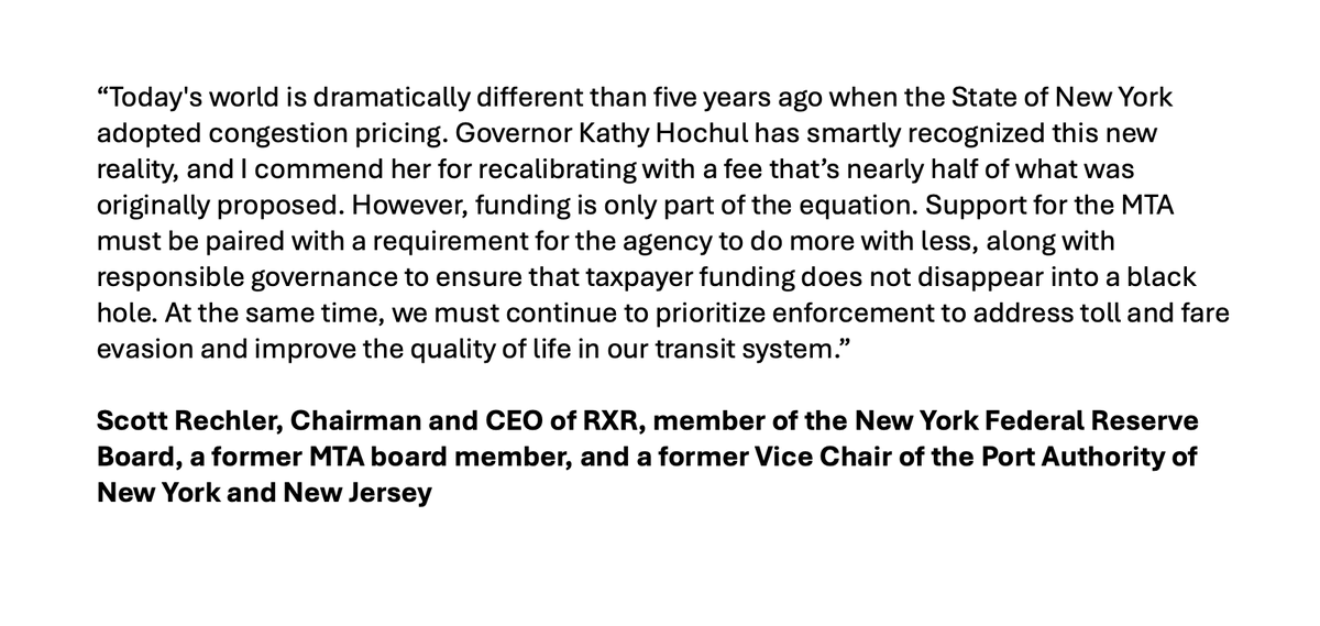 My statement on Governor Kathy Hochul's announcement earlier today.