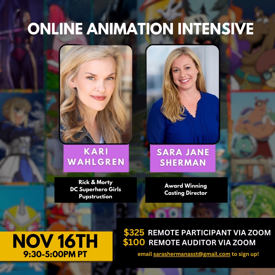 Two last minute spots opened up for Saturday! Email us if you want one!