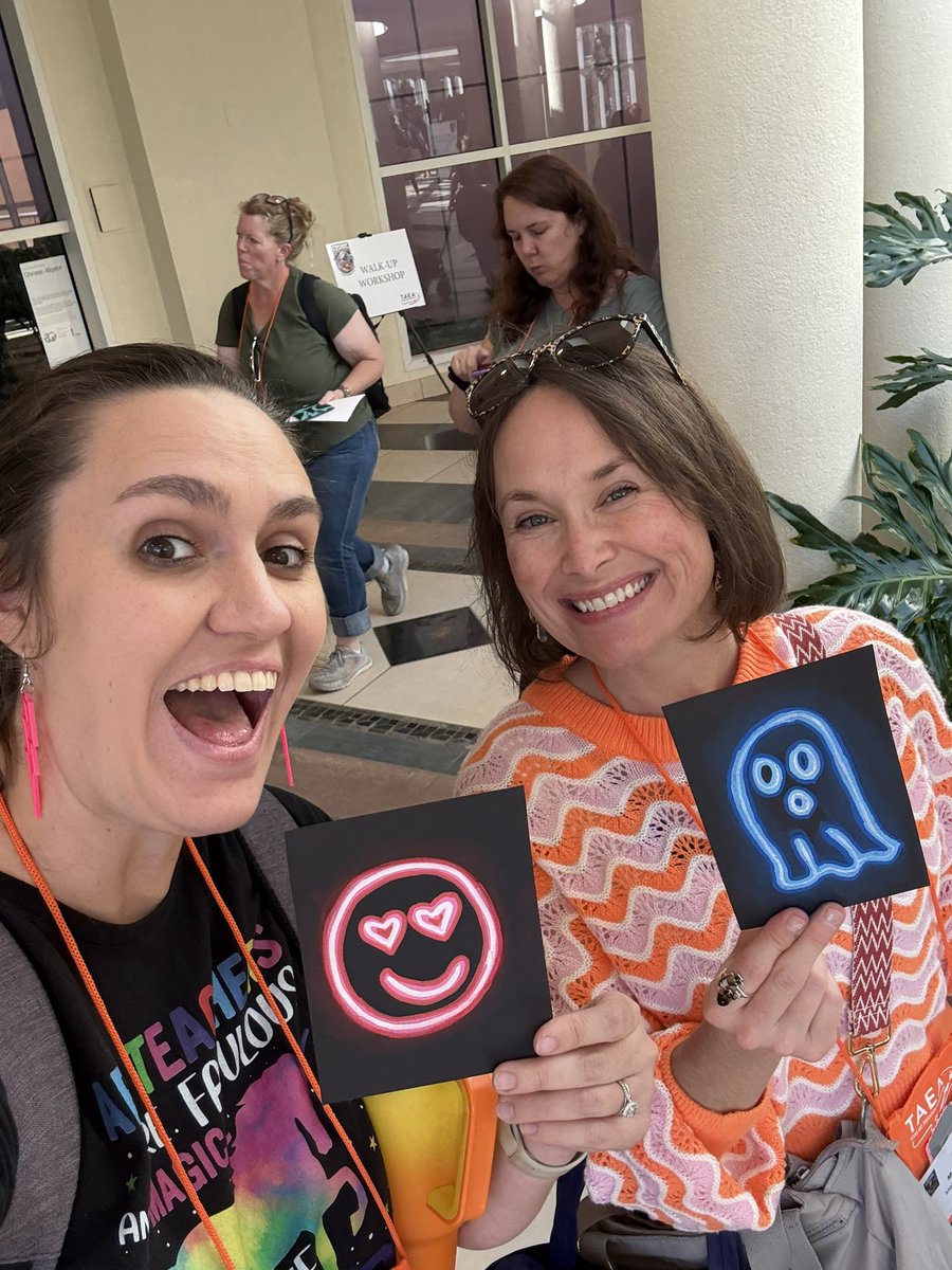 We miss our students but are so excited to be attending our first TAEA conference together! We can’t wait to bring all sorts of scrumptious new ideas to our Art rooms! <a href="/OLE_Leopards/">Leonard Elementary</a> <a href="/KatyISDFineArts/">Katy ISD Fine Arts</a> <a href="/katyisd/">Katy ISD</a>