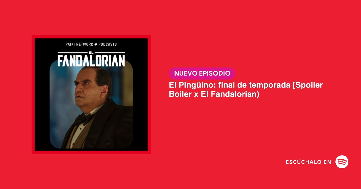 Si ya terminaron #ElPingüino por HBO necesitan ver nuestro Spoiler Boiler x El Fandalorian! Completito y en video por Spotify con <a href="/boludoduran/">Andrés “Boludo” Durán 👾</a> <a href="/sancabmx/">Santiago</a> <a href="/mareoflores/">mareoflores</a> <a href="/Ruys/">rx</a> ---&gt;
promocards.byspotify.com/api/share/b2a0…
--
Apple Podcasts: apple.co/40NNXfs
YouTube: youtube.com/live/GWsF4nZ7L…