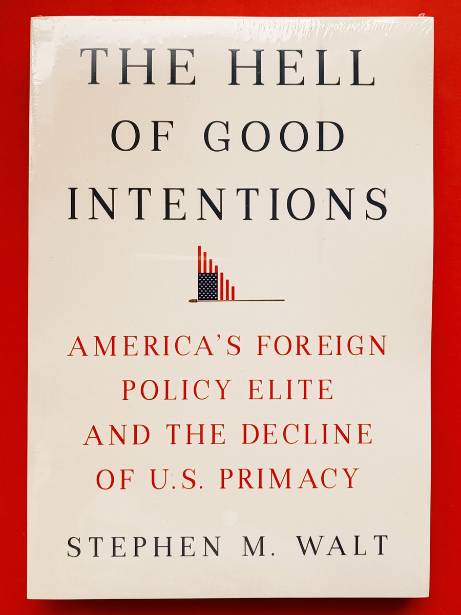 S. Walt’s ‘The Hell of Good Intentions’ remains interesting after Trump’s second election: it argues how the US foreign policy establishment fails to learn from its mistakes. Despite years of costly interventions, the same strategies persist, driven by interests that resist real