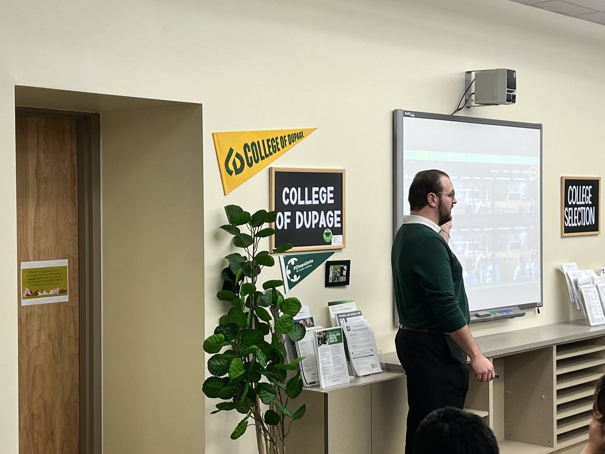 COD App Day at NCHS was a huge success!! 30+ students submitted their applications today! We are proud and grateful to partner with <a href="/CollegeDuPage/">College Of DuPage</a>! #Elevate203