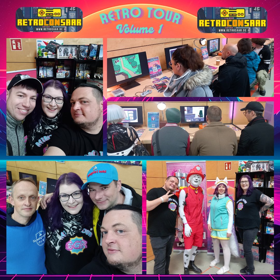 GuggiGamingRoom's tweet photo. 👾 Letztes Wochenende waren wir auf der RetroCon Saar in Völklingen @NextHeroesEvent und hatten eine megagute Zeit auf einer reinen Retro Veranstaltung 👾
Part 1
#guggisgamingroom #ggr #guggi #retrotour #retro #gaming #gamer #gamerlife #retrogamer #games https://t.co/9nrdZbDNGJ
