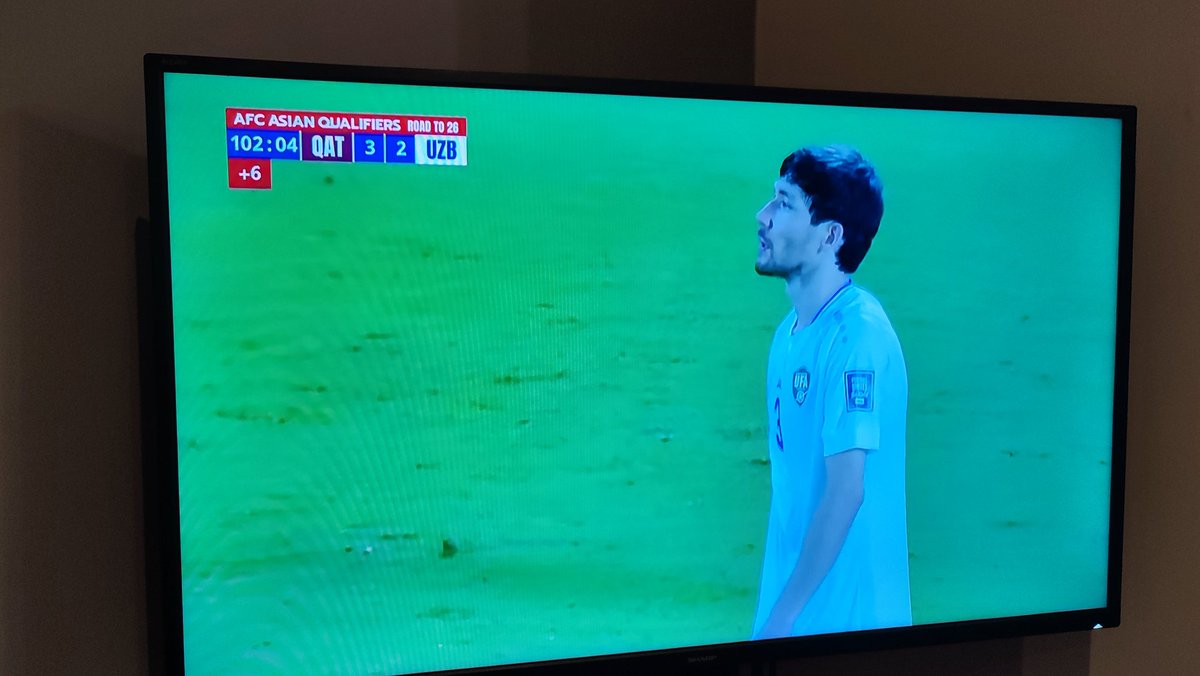 vacanziee's tweet photo. @panditfootball Yang Arab country sono ttp melanjutkan tradisi, sampe apaa? Yak sampe menang dong extra timenya. 🤣

Tambahan waktu cuma 6 menit, ngegolin menit 102. https://t.co/tHx9RgCXk7