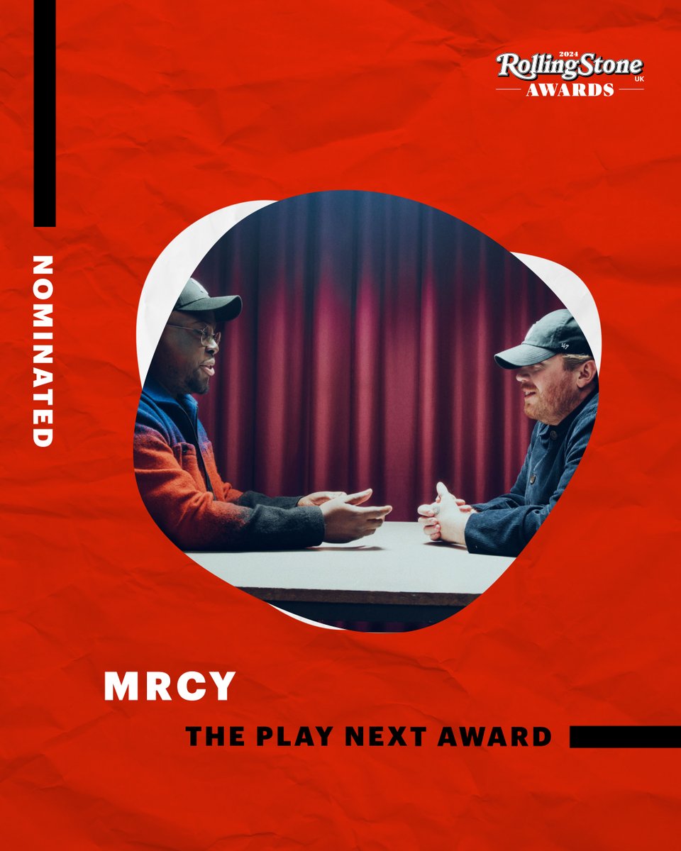 Dead Oceans (@deadoceans) on Twitter photo Big huge congratulations on their <a href="/RollingStoneUK/">Rolling Stone UK</a> The Play Next Award. <a href="/mrcymrcymrcy/">mrcy.mrcy.mrcy</a> is next up!!!
rollingstone.co.uk Big huge congratulations on their <a href="/RollingStoneUK/">Rolling Stone UK</a> The Play Next Award. <a href="/mrcymrcymrcy/">mrcy.mrcy.mrcy</a> is next up!!!
rollingstone.co.uk