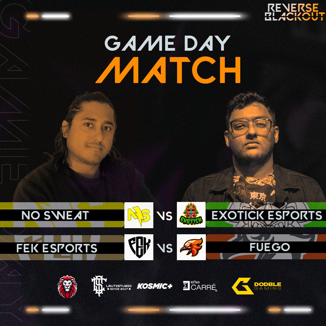 Reverseleague_'s tweet photo. #MATCHDAY #DIA11

Se vienen dos grandes juegos hoy!

Match 1: 7pm MX 
@ggnosweat 🇵🇷 vs 🇲🇽 @exotickesports
 
Match 2: 8pm MX
@FEK_esports 🇲🇽 vs 🇨🇴 @fuegocw

Con las voces de estos grandes #Casters
🎤 @ChuckNuckles86_
🎤 @ELcrow95

#VALORANT #VCL #VCTAMERICAS https://t.co/LnEG0Eo4An
