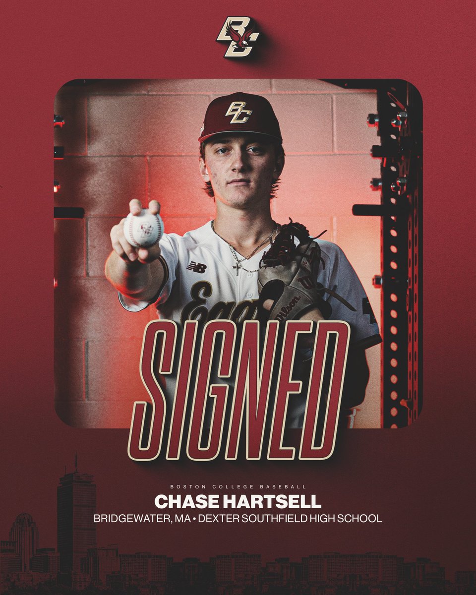 Signed: Chase Hartsell, RHP 🦅⚾️

Welcome to The Heights, Chase!