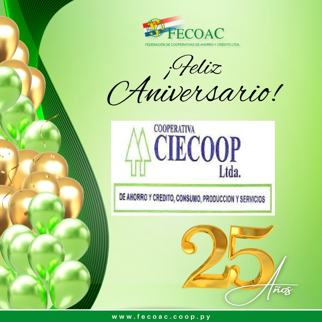 fecoacpy's tweet image. Feliz Aniversario CIECOOP Ltda!! 📷📷