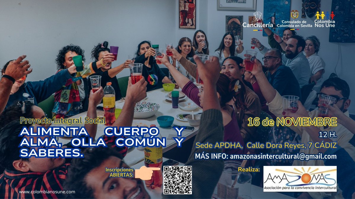 Noveno encuentro colombianidad migrante este sábado 16 de noviembre donde tendremos el penúltimo taller de Upcycling y compartiremos como siempre, un rato muy ameno alrededor de nuestra comida colombiana! Inscripciones: forms.gle/Ws5GFLEAhbxVgD…