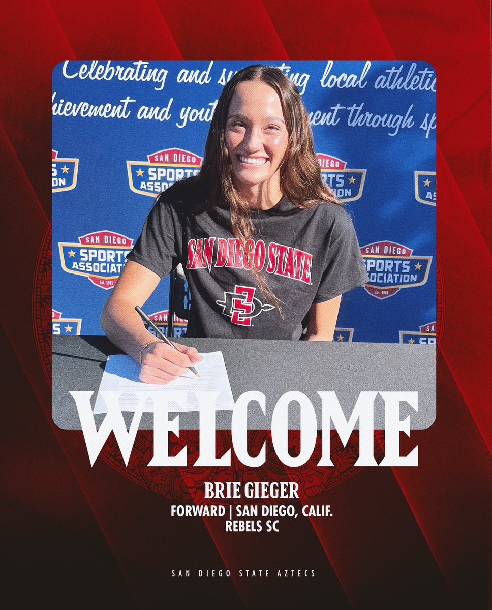 Briahna Gieger is staying home!! Welcome, Brie! #GoAztecs