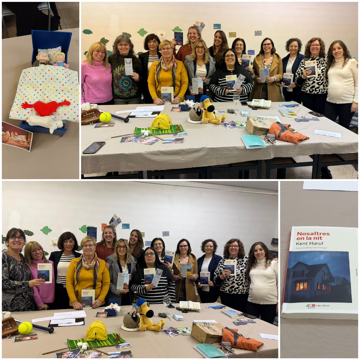 Gran trobada la d'ahir al #clubdelectura d'adults de <a href="/GironaSalle/">LaSalleGirona</a>  Nosaltres en la nit ens va dur a parlar de segones oportunitats,  d'amistat, de prejudicis i hipocresies, de família,  de solitud, d'egoisme...de la grandesa de les petites coses i de la quotidianitat.
#llegim