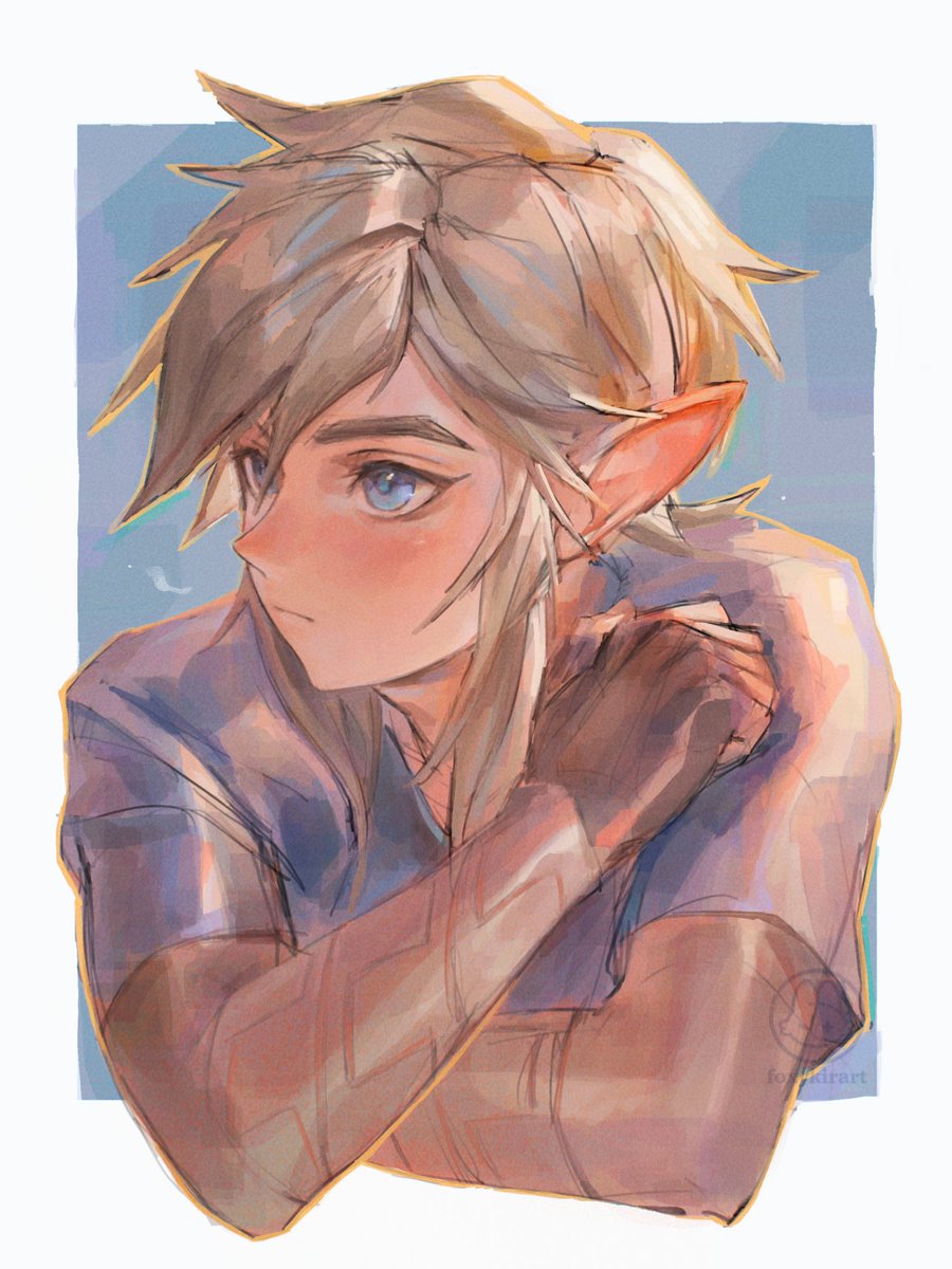 foxykirart's tweet image. botw link