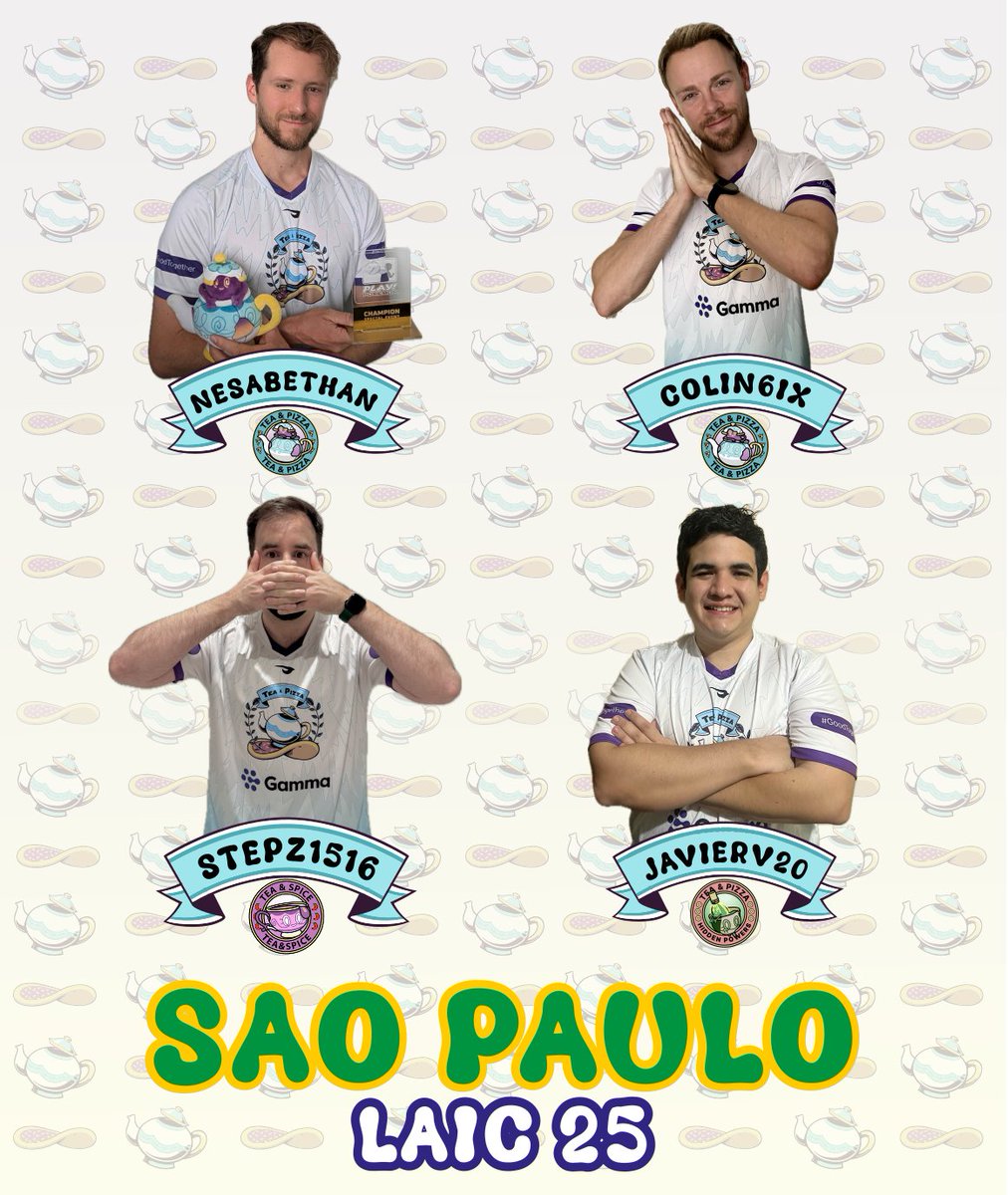 Just one more sleep until LAIC, São Paulo! 🇧🇷

LAIC always brings the hype and we can't wait to see how the meta shifts with the addition of Rage Fist 👻✊

Can Nesabethan carry the momentum from his win in Buenos Aires last weekend? 🇦🇷

#PlayPokemon