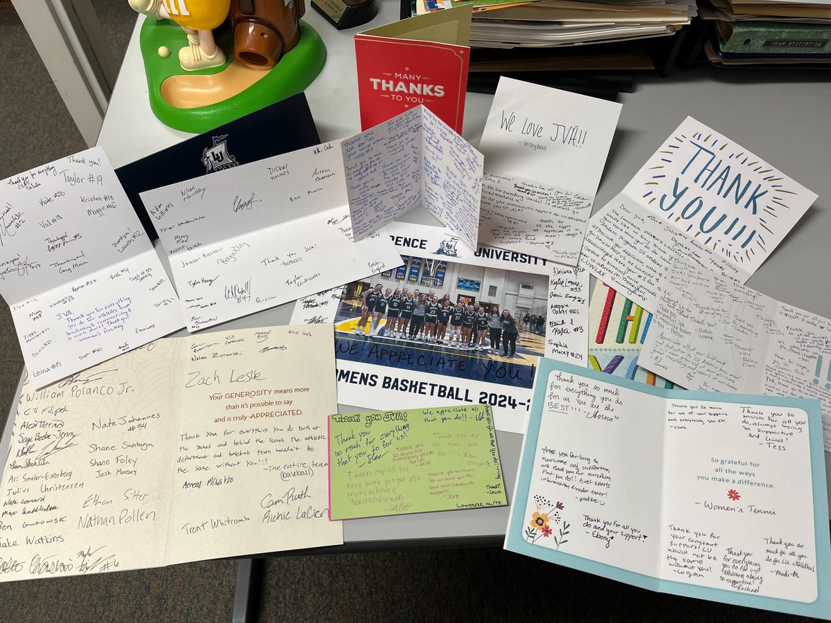 The LU SID is humbled and thankful this morning after receiving a bevy of kind messages from our student-athletes during CSC Appreciation Week. I'm lucky to be able to tell the stories of these wonderful young men and women! Go Vikes!