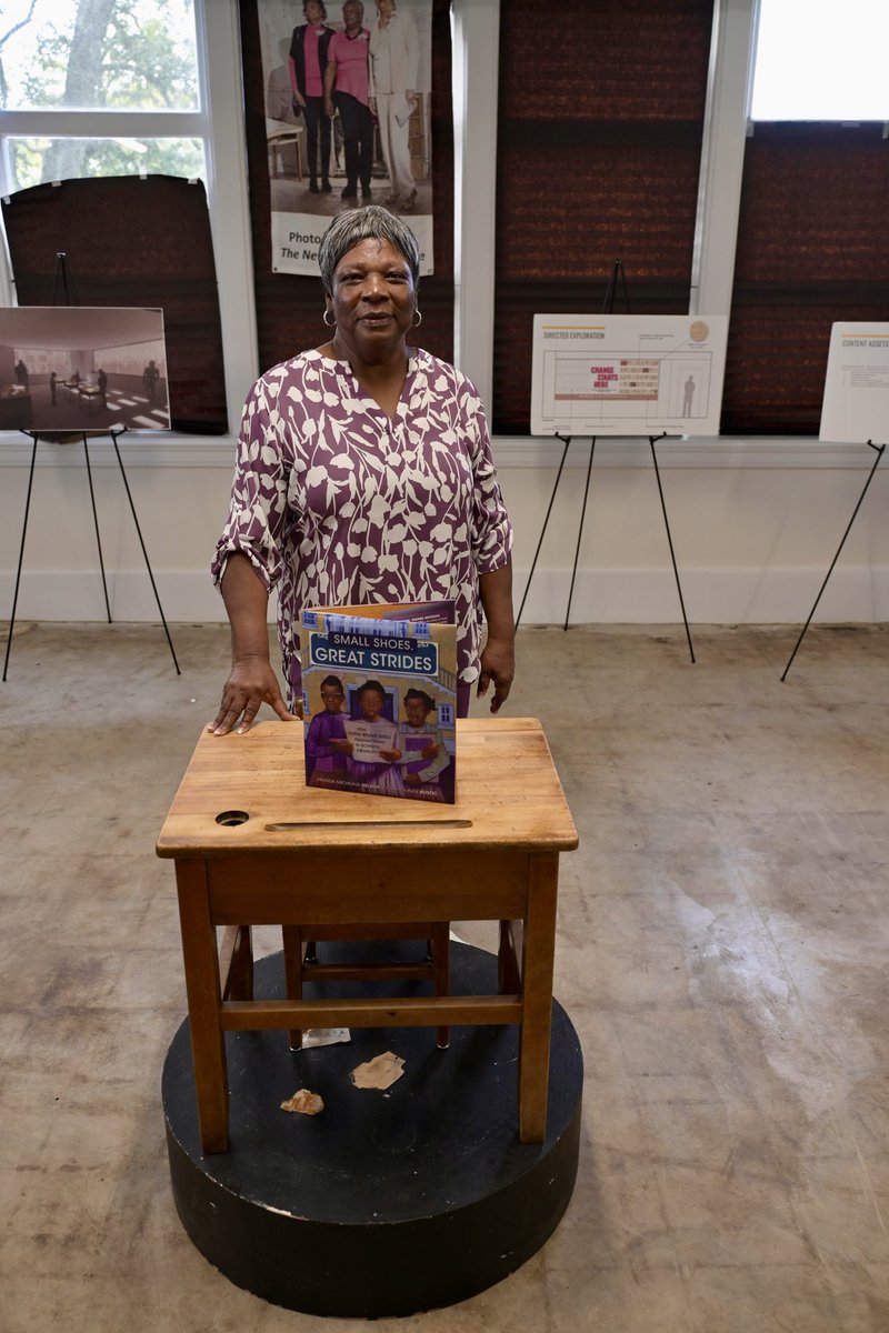 64 years ago today, the New Orleans four, Leona Tate, Gail Etienne, Tessie Prevost, and Ruby Bridges, integrated the New Orleans public school system. Pictured below is Ms. Tate, who now owns the school she fought to integrate and runs it as a museum.