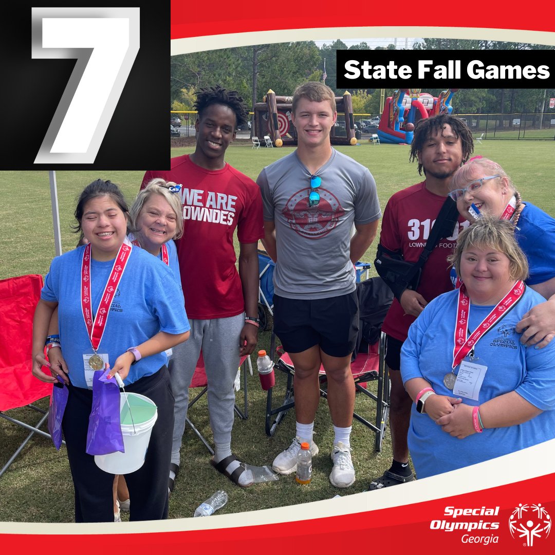 SOGAchampions's tweet photo. Join #SpecialOlympicsGeorgia for a weekend full of fun & amazing sportsmanship! November 22nd - November 23rd in Valdosta, Georgia! Join us Friday night, November 22nd, for a dance following our Opening Ceremony, & don't miss being a #FanInTheStands! #StateFallGames #OneWeekAway https://t.co/fcBzBdxdgx