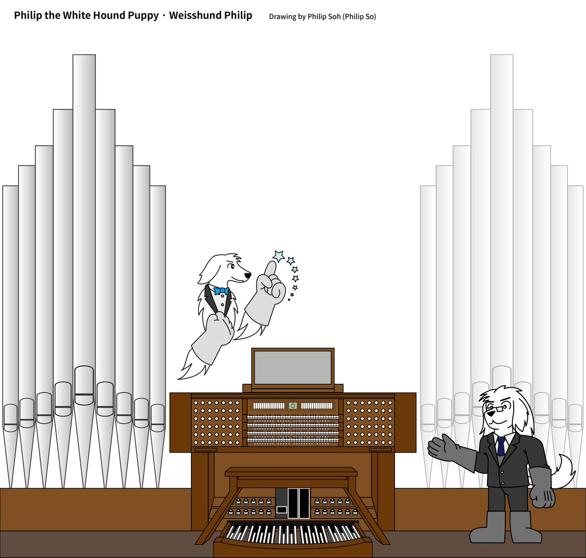 sojh85's tweet photo. In the past, I drew a pipe organ console with an Adobe Illustrator. I drew 3 manual Terrace style console and a 4 manual  Drewknob style console. I will also upload my pipe organ drawing here in the future. https://t.co/ABXYBP8cli