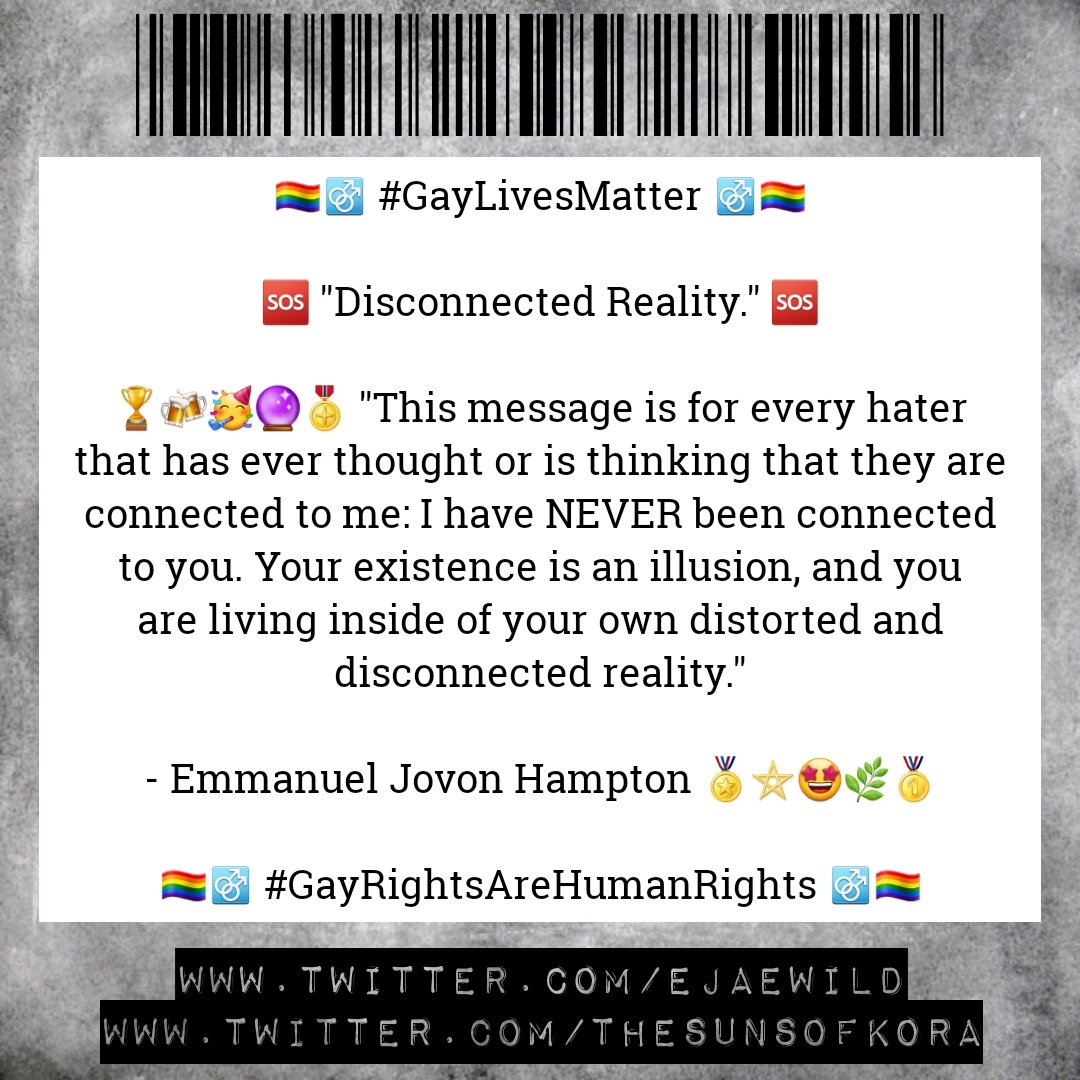 EjaeWild's tweet photo. 🆘️ CIVIL RIGHTS CONSPIRACY 🆘️

🎖 18 U.S.C. § 241 Section 241 🏅

1.) Control/protect your own energy.

2.) Energetic self-defense is a beautiful thing.

3.) Gay lives matter.

🏳️‍🌈🔮📧💰💳⛤🏳️‍🌈
#GayWatchdog
#GayWhistleblower
#Lawsuit
#GayInformant
#GayBillionaire
🏳️‍🌈🍻🏆⚣📲🌿🏳️‍🌈 https://t.co/NajqkzddwJ