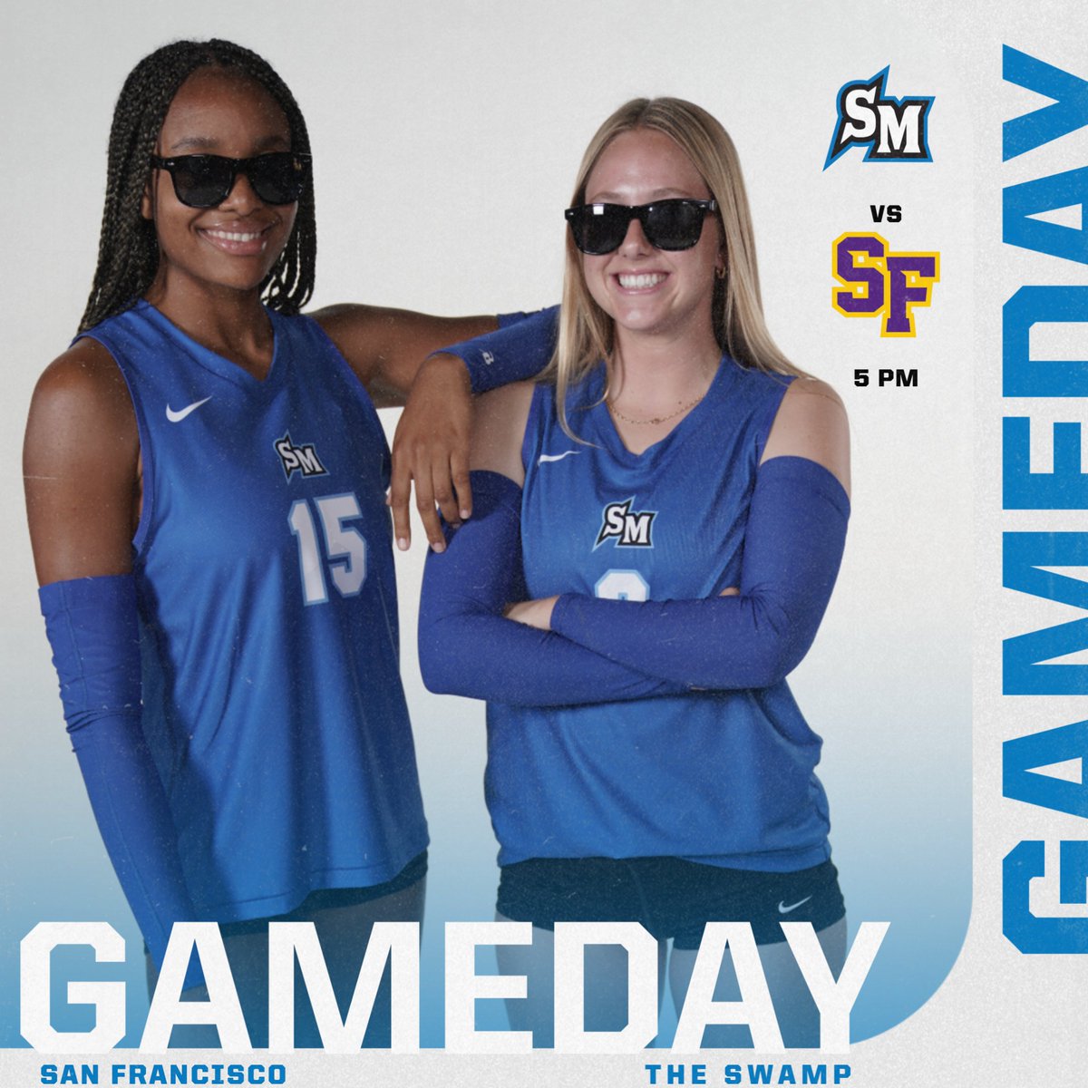CSUSM Volleyball (@csusmvolleyball) on Twitter photo It's GAMEDAY in San Francisco! The Cougars take on No. 19 San Francisco State at 5 p.m. in The Swamp!
#BleedBlue 
📊 sfstategators.com/sidearmstats/w…
📺 ($)  flosports.link/3LQGTWm It's GAMEDAY in San Francisco! The Cougars take on No. 19 San Francisco State at 5 p.m. in The Swamp!
#BleedBlue 
📊 sfstategators.com/sidearmstats/w…
📺 ($)  flosports.link/3LQGTWm