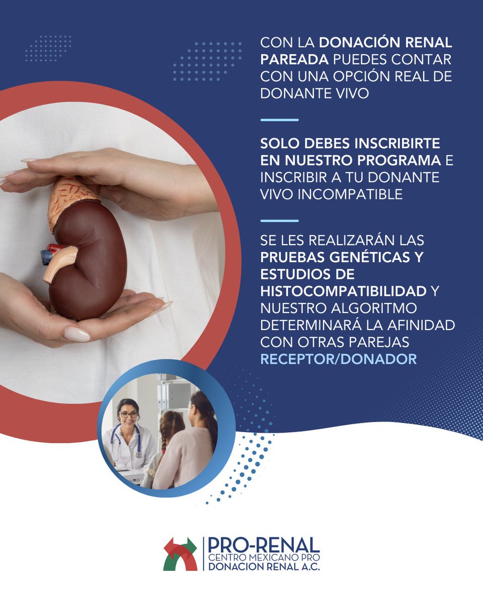 Pro Renal Centro Mexicano Pro Donación Renal tweet media
