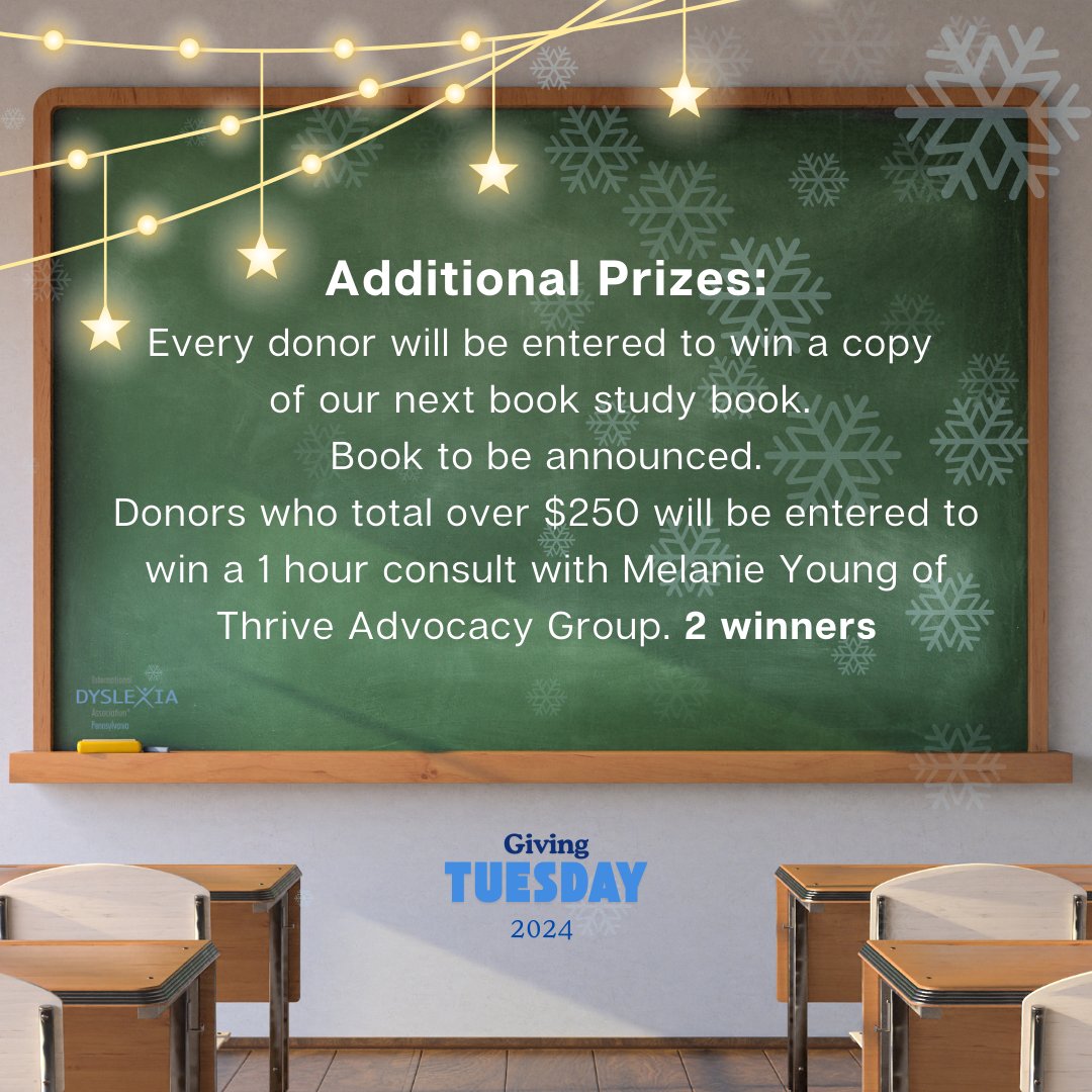 pabranchida's tweet photo. This giving season, support the International Dyslexia Association, Pennsylvania! Your donations help provide vital training and resources for educators. With Senate Bill 801, we’re advancing literacy instruction for all students.   #GivingSeason #DyslexiaAwareness https://t.co/jKwR6U8KEy