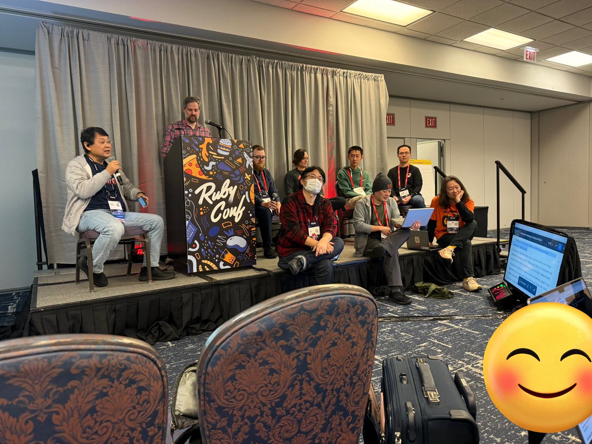 ima1zumi's tweet image. Ruby core committers! #rubyconf