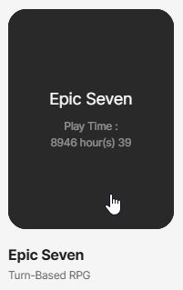 Mon temps de jeu sur #EpicSeven :
Non non, je n'ai pas un problème avec les gacha... 😅