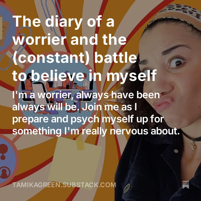 Latest post - out now. It's about self belief, worrying before trying new things and preparing for my insight placement at ITV Anglia.
I also share a journalist's biggest fear... 👇🏽
tamikagreen.substack.com/p/the-diary-of…
#news #Journalism #anxiety #workexperience