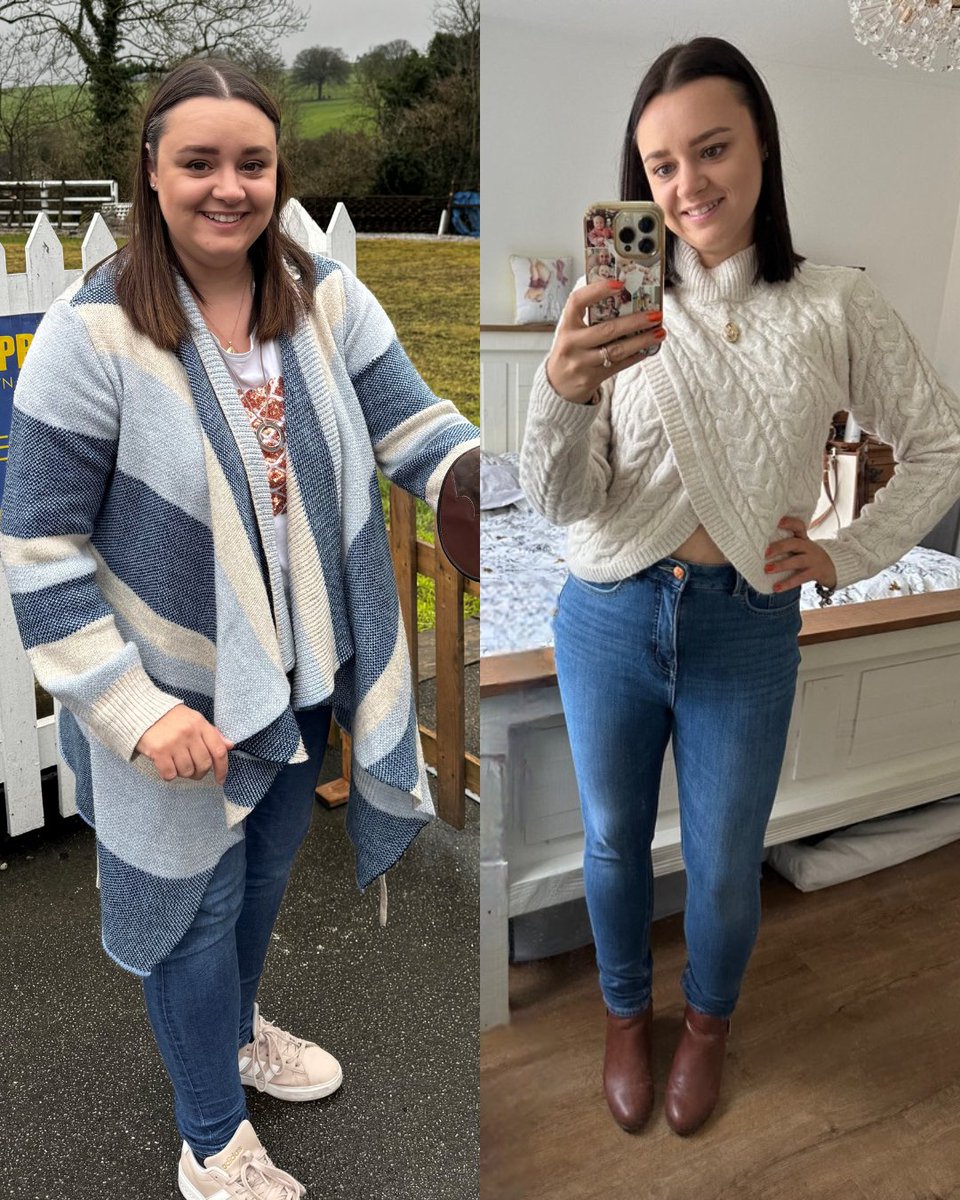 SlimmingWorld's tweet photo. ‘From feeling uncomfortable, bloated, and unhealthy… to feeling confident and leading a much healthier lifestyle!’ With more than 4st (25.4kg) lost, Scarlet (scarlet.sw.journey on Instagram) is now a proud target member and has built healthy habits that last 🎯! https://t.co/6nUNNlDBD4