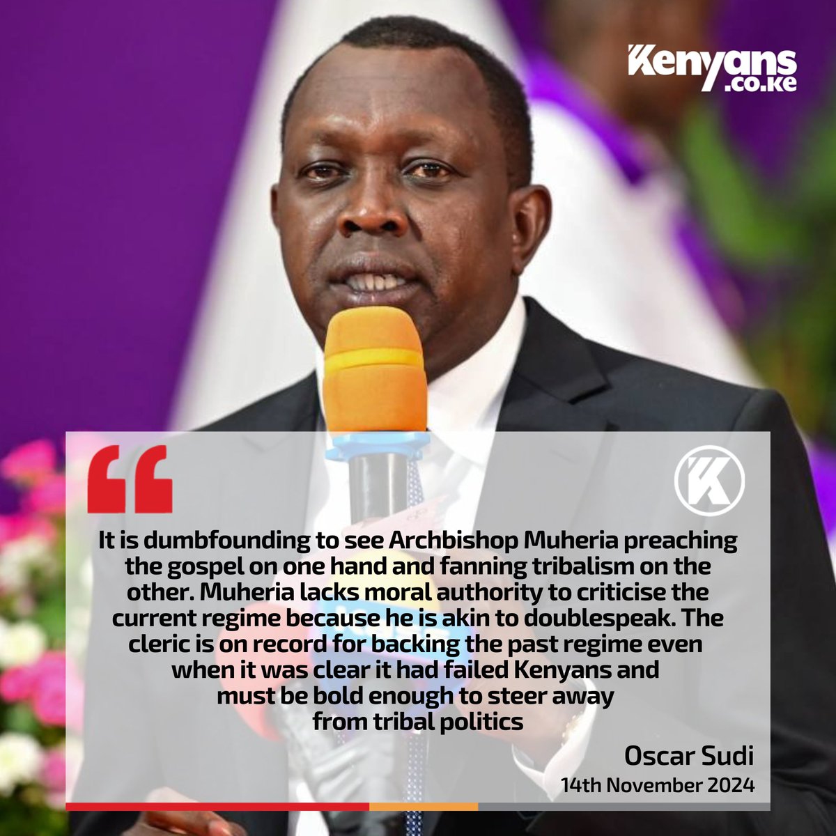 _thecivicdesk's tweet photo. Oscar Sudi is very good in grammar when attacking man who speaks truth to power.
I wonder where his English disappears to when he's in parliament.
Catholic Bishops
#ResignMarthaKoome
#CabinetBrief
#RutoDelivers
#jkiareforms https://t.co/TqSLAOJXZE