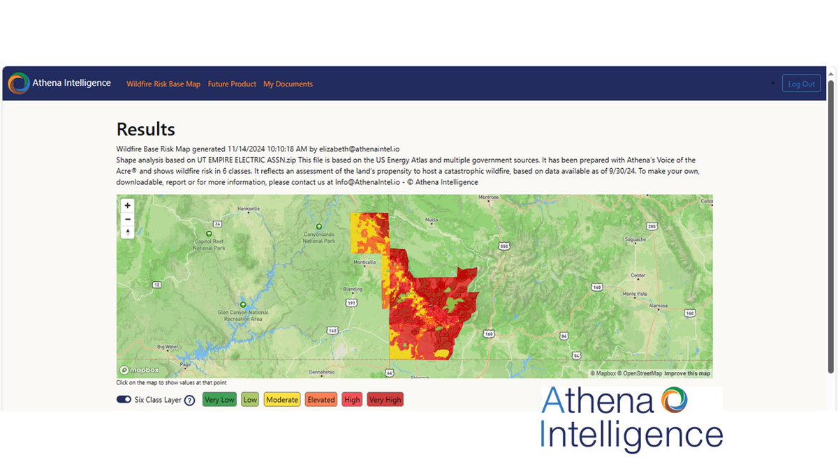 AthenaIntel's tweet photo. #utah - Ever wonder why one #wildfire is consequential and another, seemingly similar, doesn't spread? Athena knows - We are offering a quick assessment to all #coop and #municipal #electric @companies @Empireelectric7 
@TSECooperatives @URECA_UT https://t.co/4fXgTOw6d7