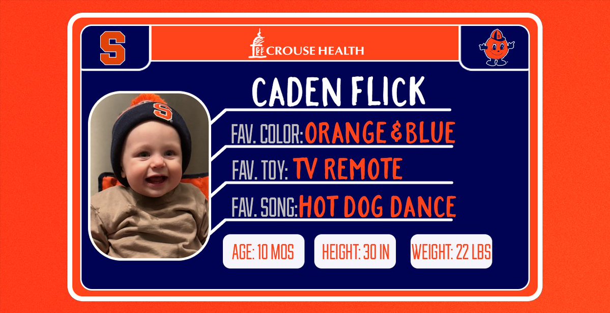 CusePromos's tweet photo. Hot dog, hot dog, hot diggity dog! 🌭

Meet Baby #3, 10-month-old Caden Flick! A big fan of Mickey Mouse Clubhouse and rocking his favorite colors, orange and blue, he's ready to dash to the finish! 🧡💙 https://t.co/eSpSSQ2uMP