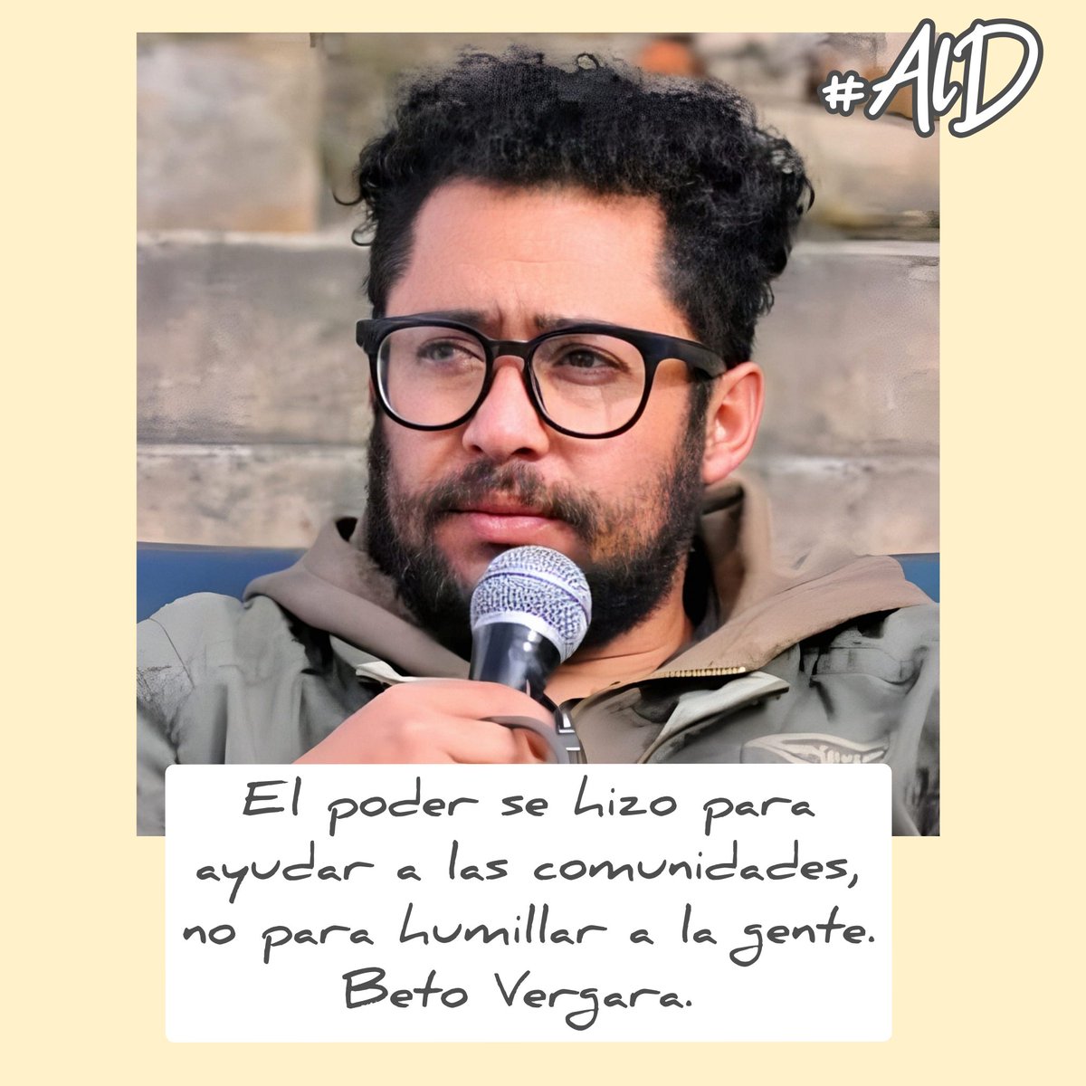 beticovergara's tweet photo. #BETO|| El poder se hizo para ayudar a las comunidades, no para humillar a la gente. Beto Vergara. https://t.co/7SnaV4rk9q