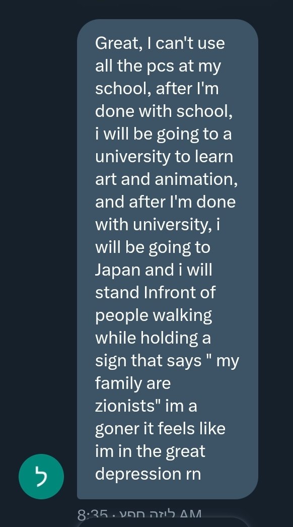 GigiLemonz's tweet photo. ⚠️SPREAD⚠️

This is very important.
Liel can't use the computers at school so he will be going to university after school
(Maybe future or so) https://t.co/UOOylfIh9f