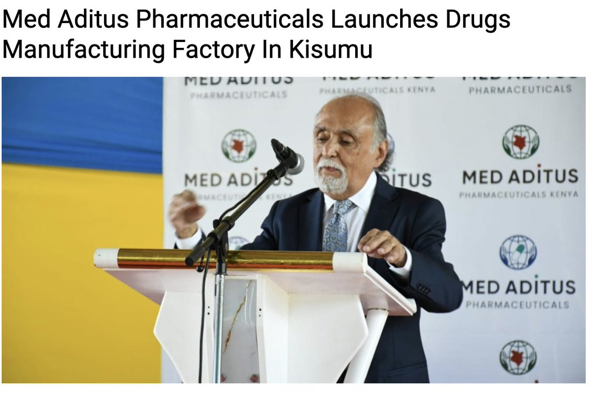 <a href="/medaditus/">@MedAditusPharmaceuticals</a> has launched in Kisumu! We have made great progress in the last few months  and we are ready to create better access to quality medications. <a href="/dthakker/">Dhiren Thakker</a> officially presented our project at Great Lakes University of Kisumu kenyanews.go.ke/med-aditus-pha…