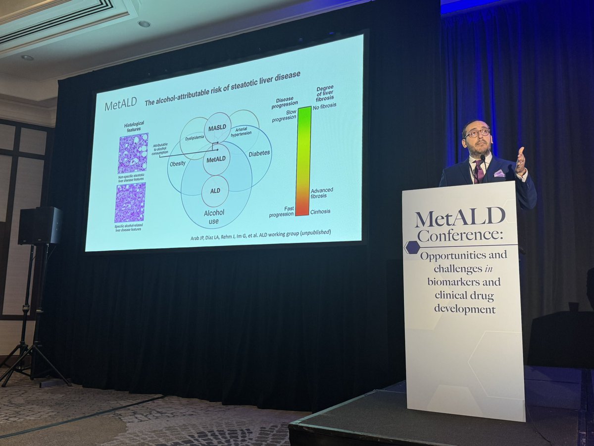 Luis Antonio Díaz, MD (@luisantoniodiaz) on Twitter photo Great talk <a href="/juanpabloarab/">Juan Pablo (JP) Arab, MD </a> on the impact of alcohol use in the natural history of SLD at the <a href="/MetALDconf/">MetALD Conference</a> . Assessment of alcohol intake over time should be standardized in clinical practice. <a href="/VCU/">VCU</a> <a href="/VCU_Liver/">VCU Stravitz-Sanyal Institute for Liver Disease</a> <a href="/DrLoomba/">Rohit Loomba</a> <a href="/MarcoArreseMD/">Marco Arrese, MD</a> <a href="/rabataller/">Ramon Bataller</a> <a href="/ArunJSanyalVCU/">Arun J. Sanyal</a> Great talk <a href="/juanpabloarab/">Juan Pablo (JP) Arab, MD </a> on the impact of alcohol use in the natural history of SLD at the <a href="/MetALDconf/">MetALD Conference</a> . Assessment of alcohol intake over time should be standardized in clinical practice. <a href="/VCU/">VCU</a> <a href="/VCU_Liver/">VCU Stravitz-Sanyal Institute for Liver Disease</a> <a href="/DrLoomba/">Rohit Loomba</a> <a href="/MarcoArreseMD/">Marco Arrese, MD</a> <a href="/rabataller/">Ramon Bataller</a> <a href="/ArunJSanyalVCU/">Arun J. Sanyal</a>