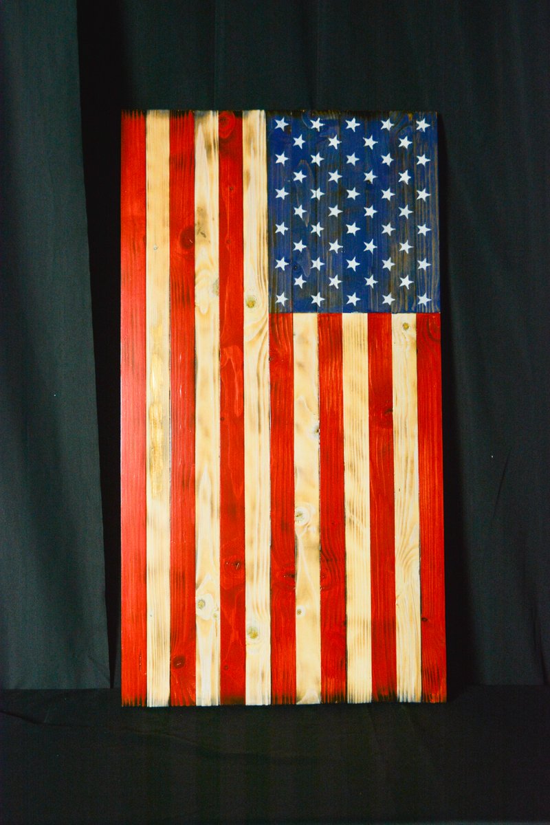 KSPFoundation's tweet image. Our Gold for Gray virtual auction ends on December 10th! Among the items up for grabs is this Wood American Flag Wall Décor, made by Veteran Woodworking and Crafts. A true work of art and patriotism! #USA #America #VeteranArt
BID NOW: wedoauctions.com/bidapp/index.p…