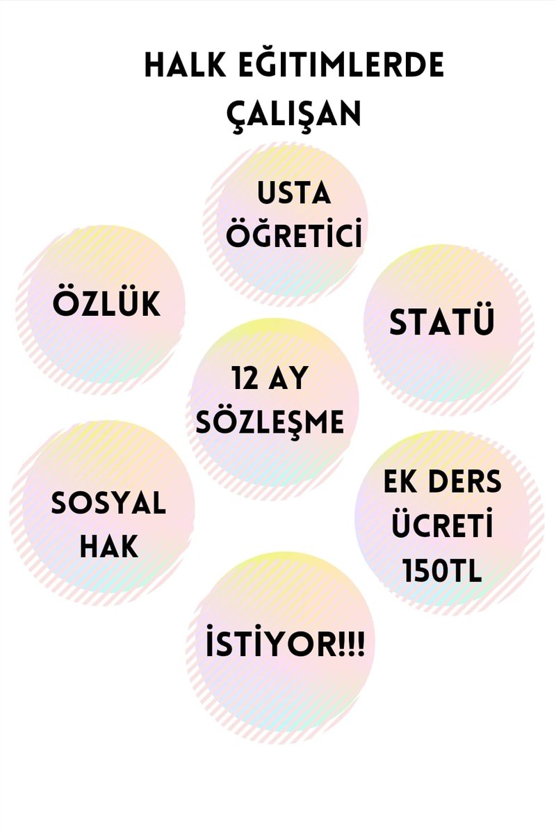 Durmayacağız, Susmayacağız.. Statü bizim hakkımız... #ustaöğreticiyeses <a href="/RTErdogan/">Recep Tayyip Erdoğan</a> <a href="/dbdevletbahceli/">Devlet Bahçeli</a> <a href="/mansuryavas06/">Mansur Yavaş</a> <a href="/kilicdarogluk/">Kemal Kılıçdaroğlu</a> <a href="/meral_aksener/">Meral Akşener</a> <a href="/ekrem_imamoglu/">Ekrem İmamoğlu</a> <a href="/barisatay/">Barış Atay</a> <a href="/ErbakanFatih/">Dr. Fatih Erbakan</a> <a href="/DpGultekinUysal/">Gültekin Uysal</a> <a href="/T_Karamollaoglu/">Temel Karamollaoğlu</a>  <a href="/vekilince/">Muharrem İNCE</a> <a href="/Yusuf__Tekin/">Yusuf Tekin</a> <a href="/Mustafa_Destici/">Mustafa Destici</a> <a href="/ipekozkal/">Prof.Dr. İpek Özkal</a> <a href="/tcmeb/">Millî Eğitim Bakanlığı</a>