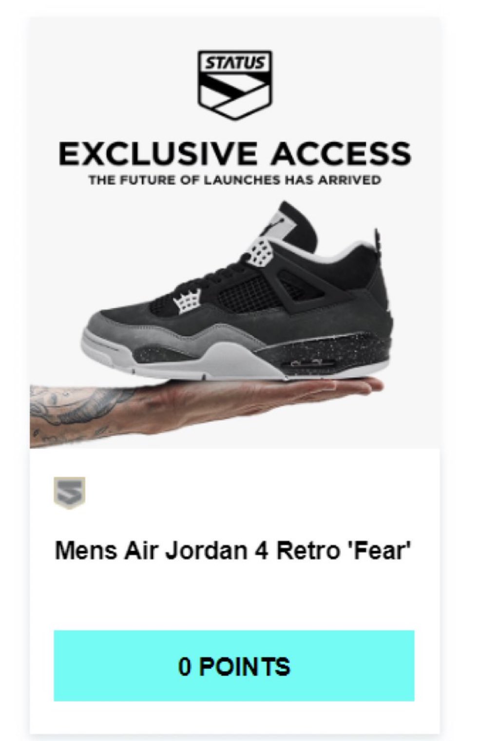 Tyler on X AD ANYWAYS onto the next drop Shipping Access ends 1 PM EST Tomorrow Jordan Retro 4 Fear Shipping Access JD FNL JD https t 26ftunwOVG FNL https t 3fTN8aDlxh https t OwTK0qzqYs X