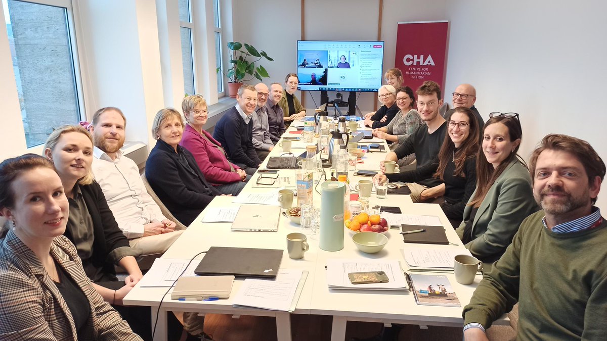 CHA Members Assembly for the first time in our new office discussing humanitarian challenges, CHA activities &amp; the upcoming CHA workplan 2025-2027! Thank you all for your support, your valuable time &amp; feedback!