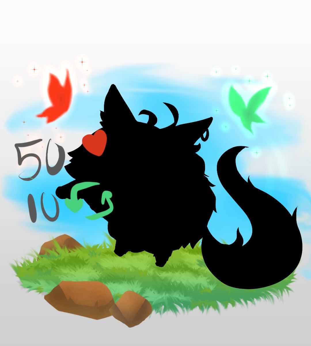 LoxusHM's tweet image. So I have a little surprise for you guys!
I have a mascot and i really wanna share him with yall.
Hes adorable and cute and i love him so much.
Will do a full reveal at 50 likes!
Hope you love him as much as i do!