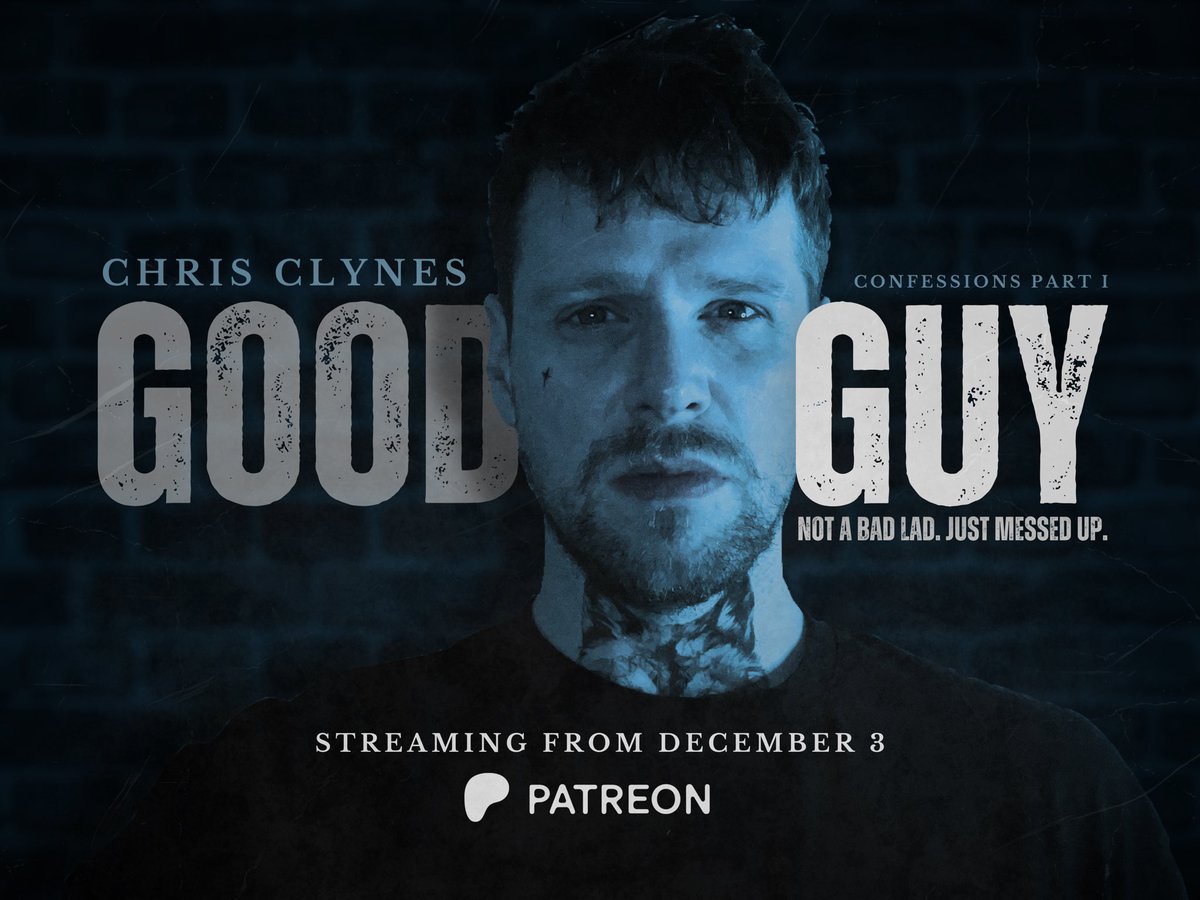 Introducing GOOD GUY, the first monologue film in the Confessions series which streams on <a href="/Patreon/">Patreon</a> from December 3.

🎞️ youtu.be/1506ir0QFOw?si… #actor #actorslife #monologue #newwriting