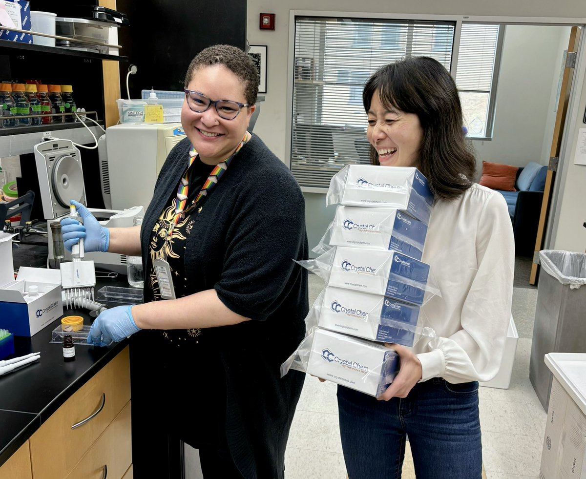 Jing Hughes (@jinghughes) on Twitter photo ELISA kits arrived & science can continue. #CrystalChem you got a couple of brand ambassadors for hire if you’d like to sponsor our work, just sayin’
<a href="/townsend_se/">Shannon Townsend</a> #rockstar #pipetting ELISA kits arrived & science can continue. #CrystalChem you got a couple of brand ambassadors for hire if you’d like to sponsor our work, just sayin’
<a href="/townsend_se/">Shannon Townsend</a> #rockstar #pipetting