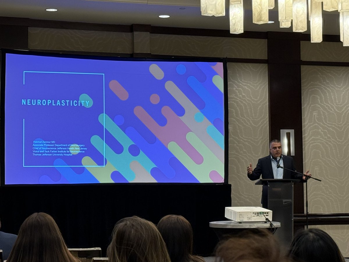 RitamGhoshMD's tweet image. Ending the morning session with a great talk on the power of the brain and neuro plasticity by @HekmatZarzour 

@NeuroatJeff @JeffHealthNJ @TJUHNeurosurg