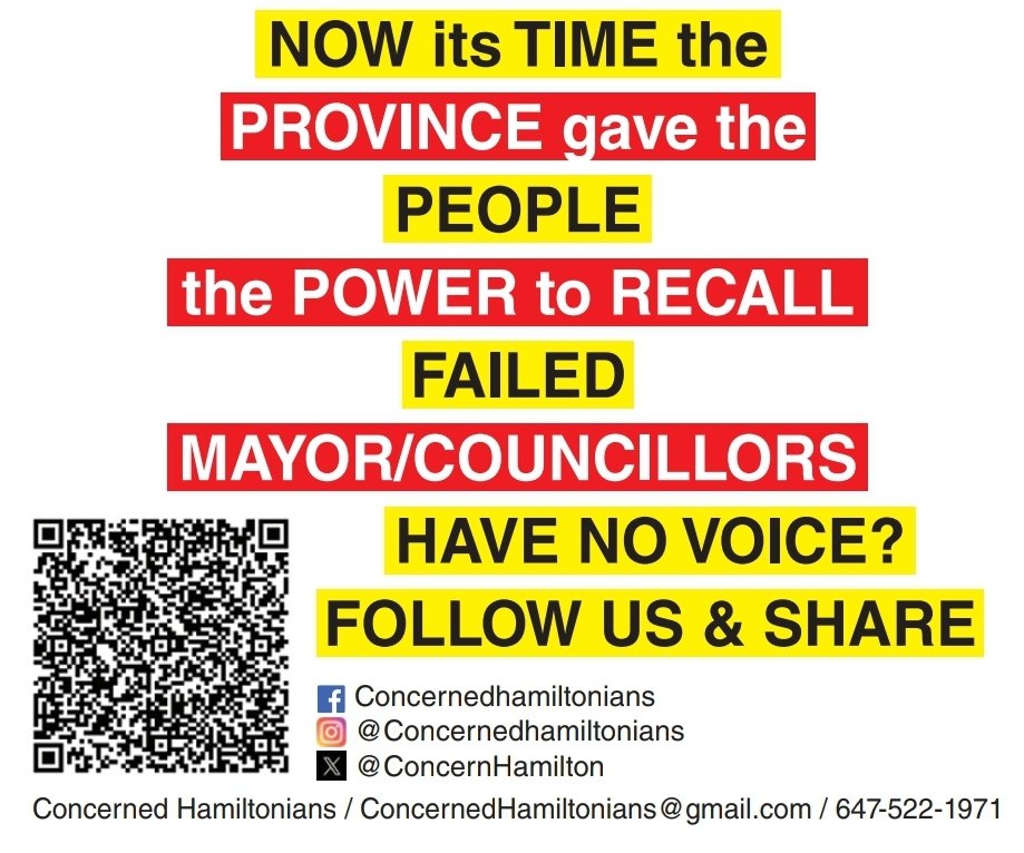 ConcernHamilton's tweet image. Hamiltonians should be able to recall City Council  after record # of failures.  If this was you at work, you would be fired already.#hamiltonnews #recallalert #hamiltontalks #hamont #hamon #hamiltonpolitics #vacancytax #crimezone #taxes #encampments #homelesshamilton