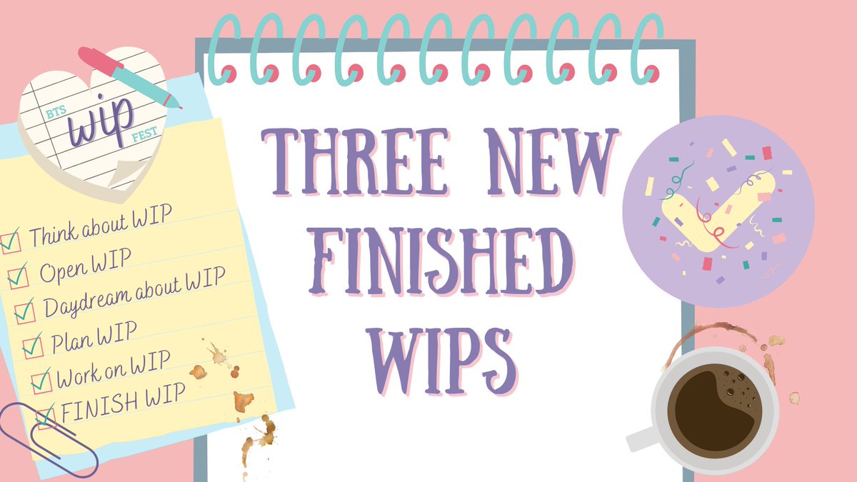 And that's it for BTS WIP Fest Reveals Season 2 🎊

Thank you to all the creators who joined our adventure you did amazing 👏

Please make sure to show some love to the newly revealed WIPs as well as all other works from previous reveal rounds 🫶

- mods 💜