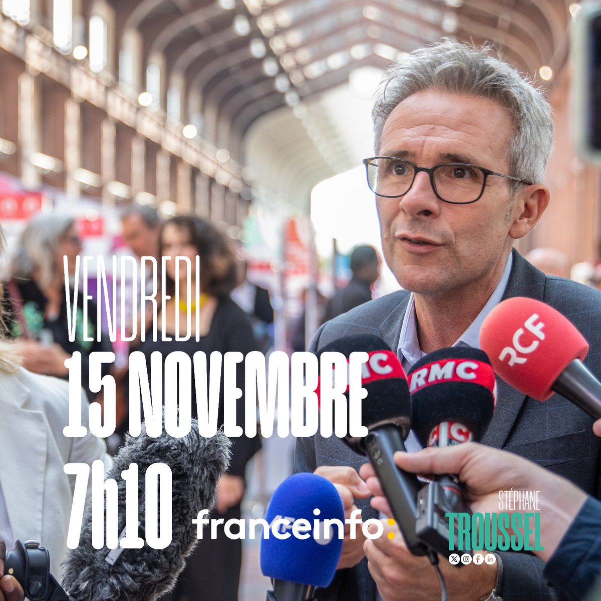 Retrouvez-moi demain matin à 7h10 sur la radio Franceinfo, en direct des Assises des Départements de France ! 

- avec <a href="/HadrienBect/">Hadrien Bect</a>