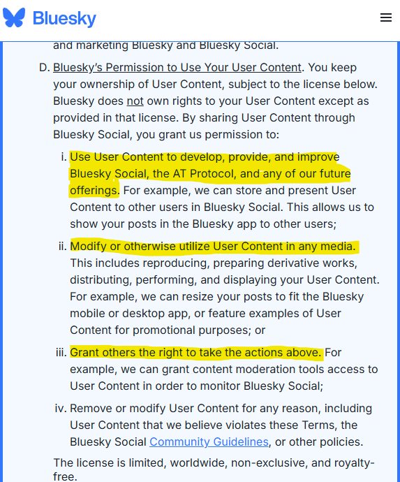 There has been a lot of misinformation about the ToS change tomorrow and the AI training stuff. A friend suggested that I should make a post about it.
Many people say that with the changes in the ToS, AI training will become mandatory. I can't find anything that backs up this