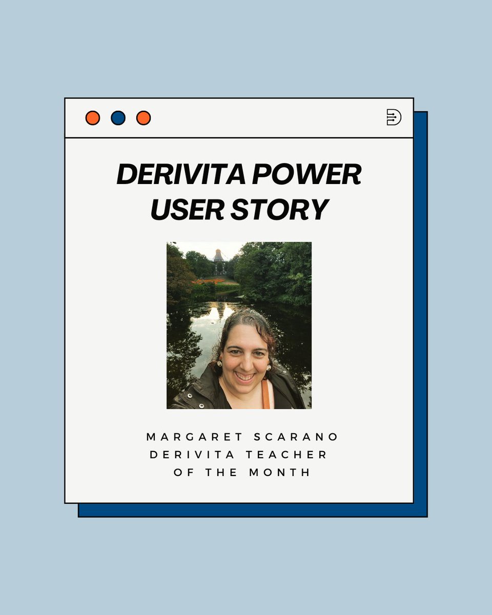 We have a Derivita Power User Story for you all with our celebrated Derivita Teacher of the Month: Margaret Scarano!

Check it out here: derivita.com/2024-b2s-tom-p…

#derivita
#backtoschool2024
#iteachmath