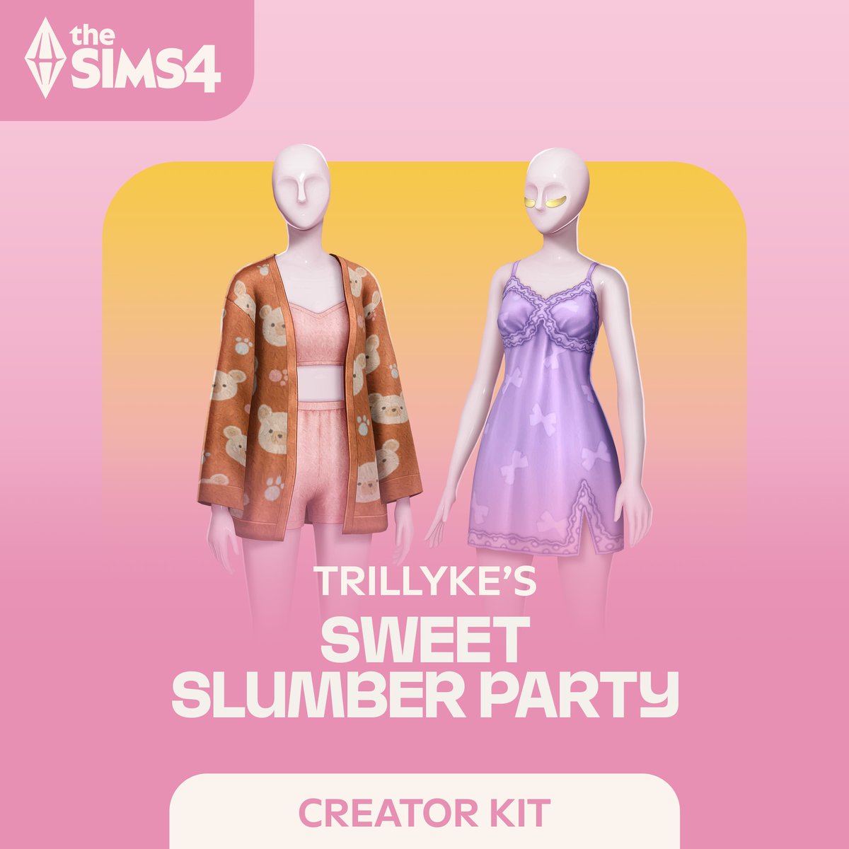 trillyke's tweet photo. I am sooo excited to share that The Sims™ 4 Sweet Slumber Party Kit is NOW OUT! ✨

#SponsoredByEA @TheSims #EAPartner https://t.co/8zdCzArDr4